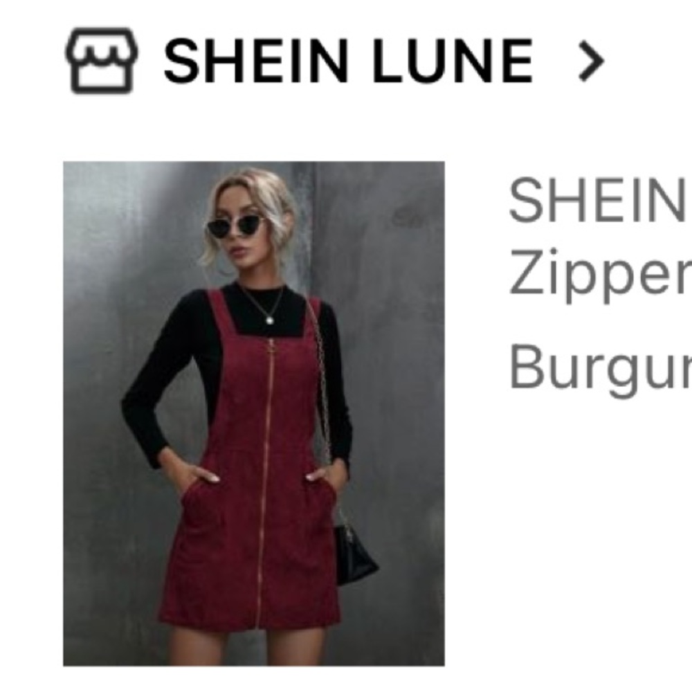Burgundy Overalls